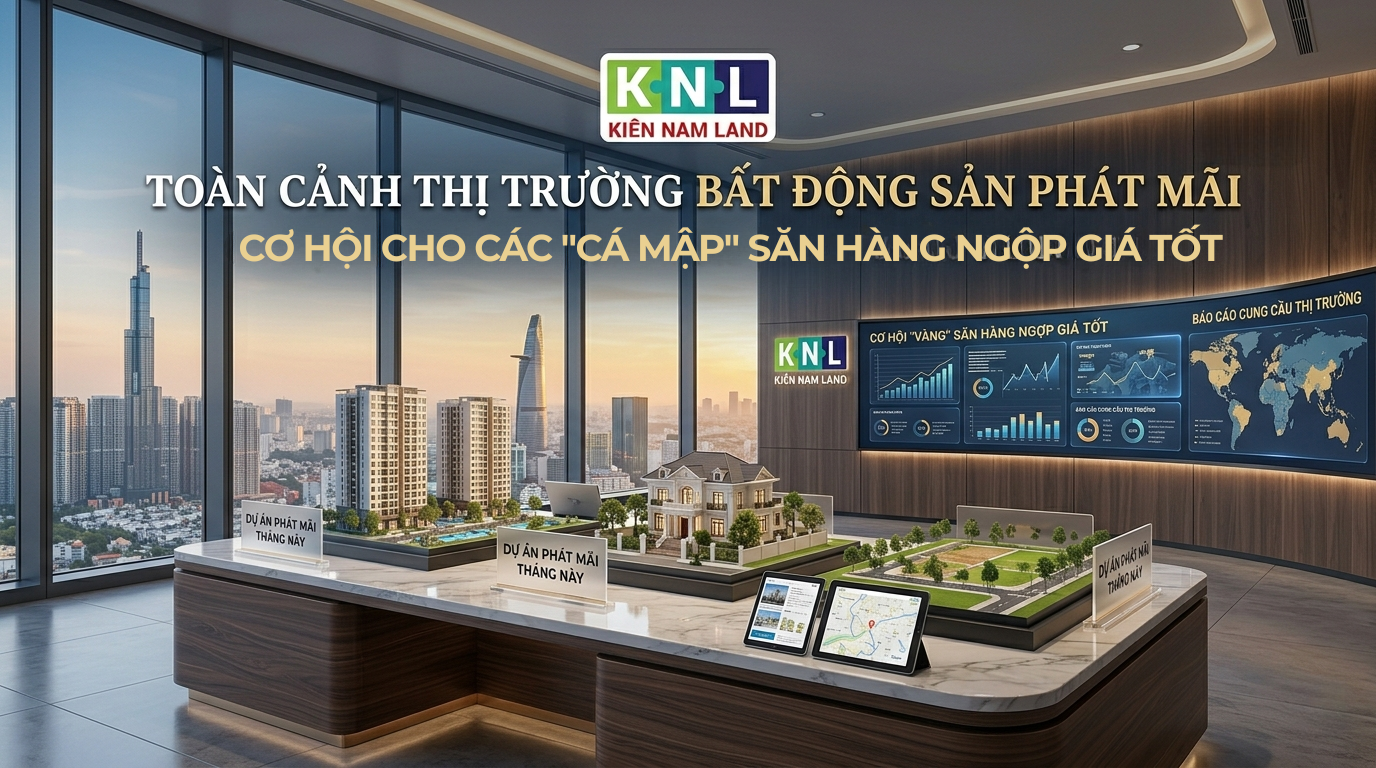 Toàn cảnh thị trường bất động sản phát mãi: Cơ hội cho các “cá mập” săn hàng ngộp giá tốt