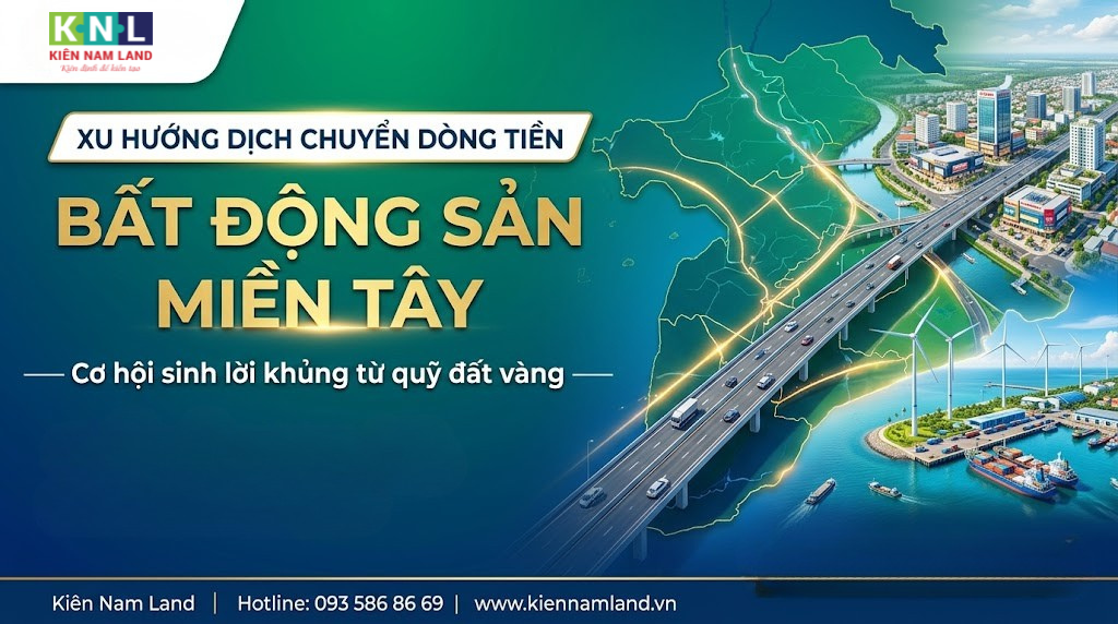 Xu hướng đầu tư bất động sản miền Tây: Cơ hội sinh lời khủng từ quỹ đất vàng