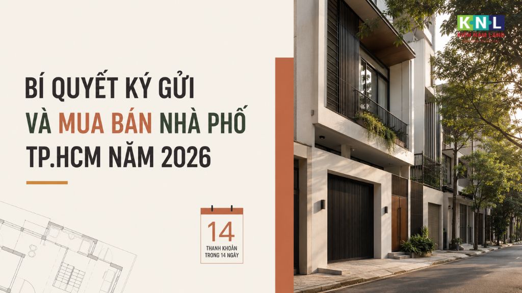 Bí quyết ký gửi và mua bán nhà phố TP.HCM năm 2026