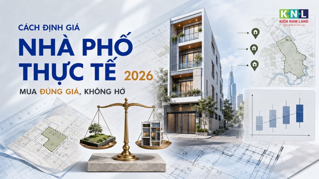 Cách định giá nhà phố thực tế 2026: Mua đúng giá, không hớ