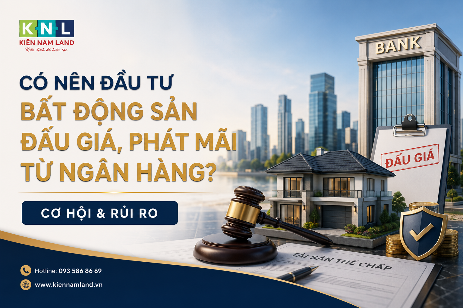 Có nên đầu tư bất động sản đấu giá, phát mãi từ ngân hàng? Cơ hội và rủi ro