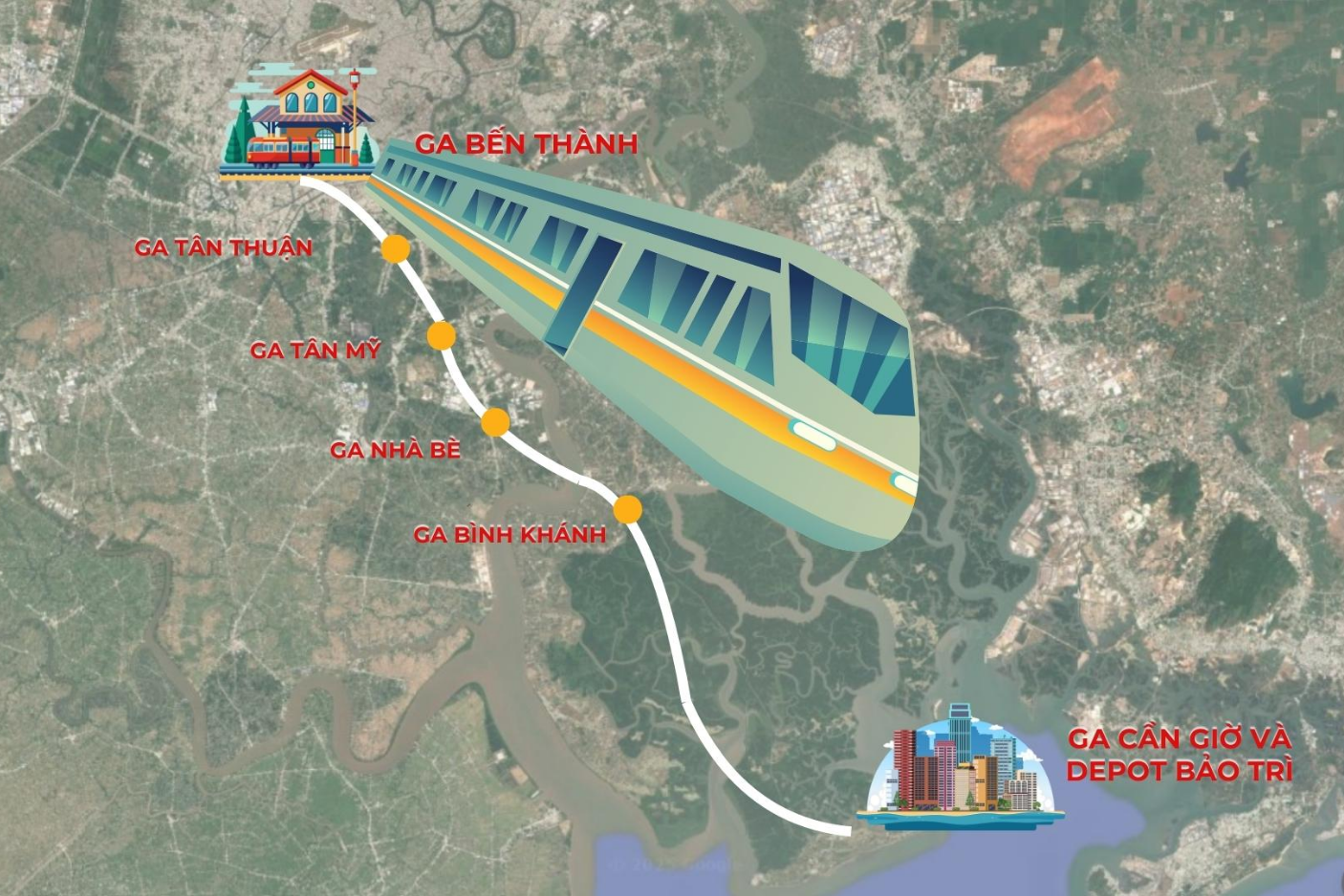 metro bến thành cần giờ