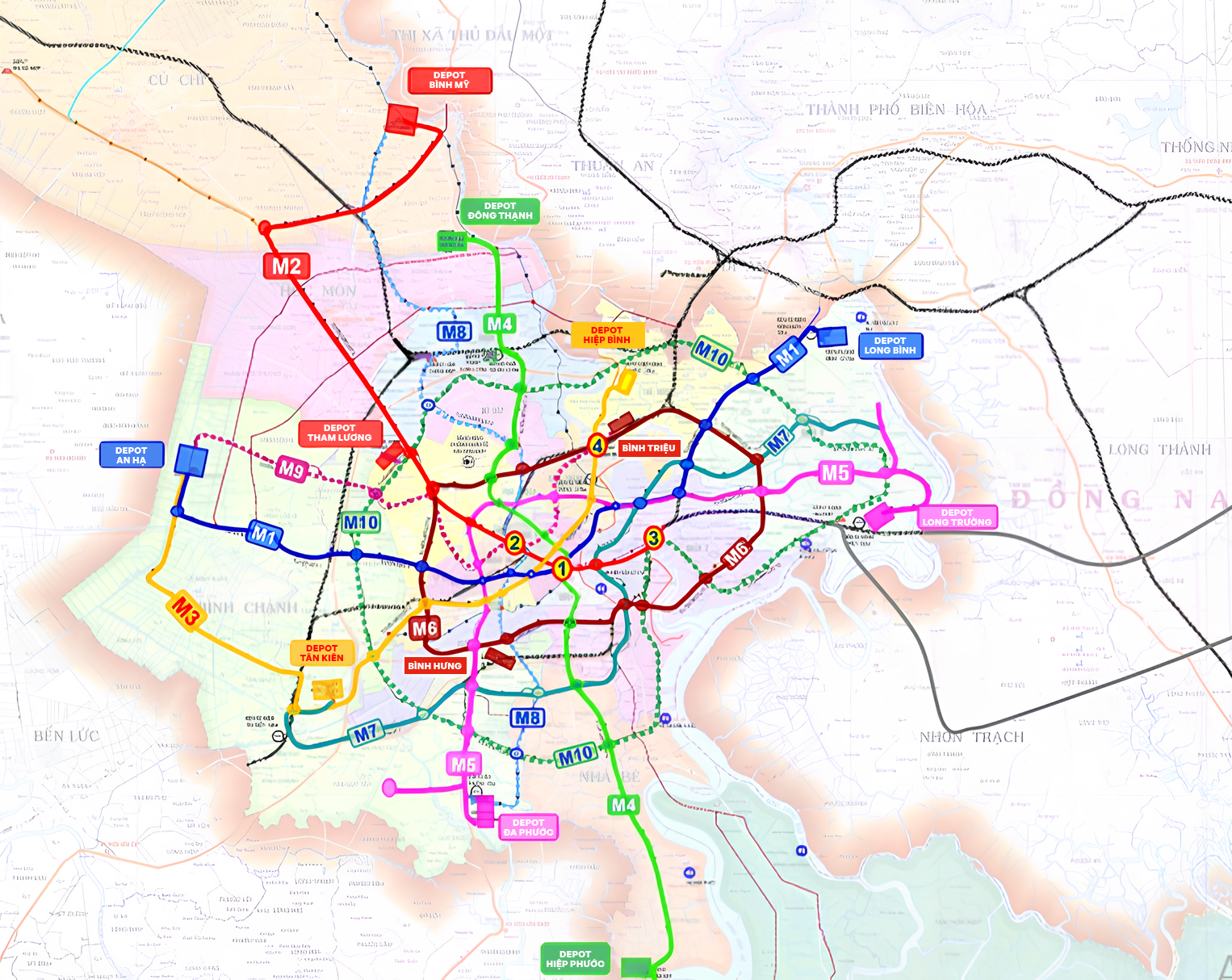 tuyến metro số 4 tphcm