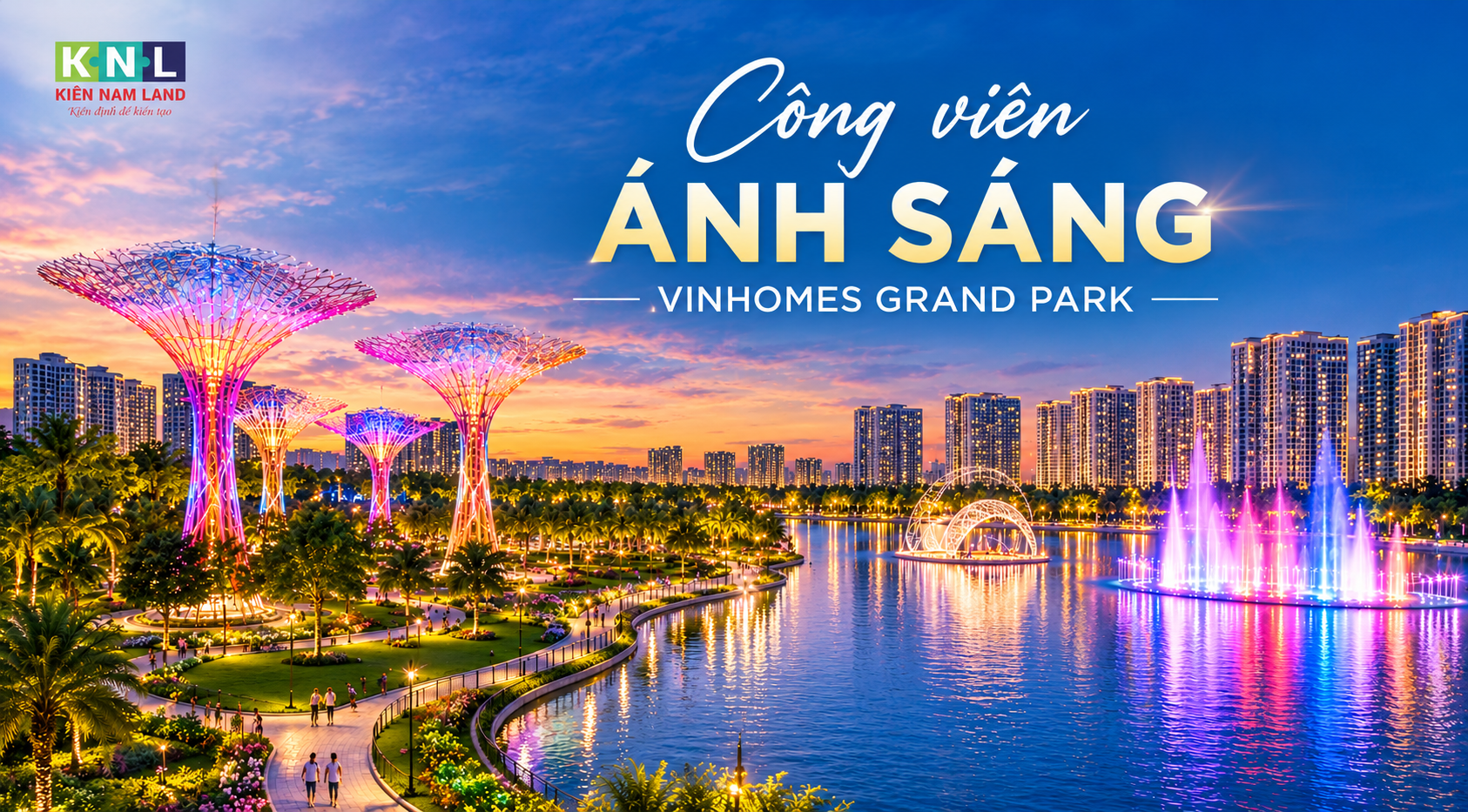 công viên ánh sáng vinhomes grand park