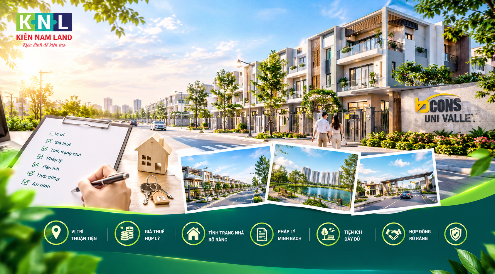 kinh nghiệm thuê nhà bcons uni valley
